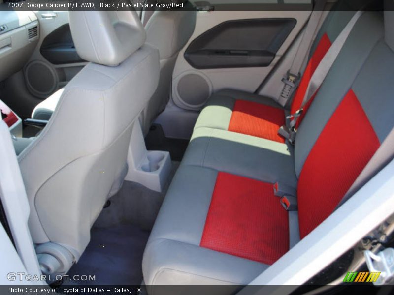 Black / Pastel Slate Gray/Red 2007 Dodge Caliber R/T AWD