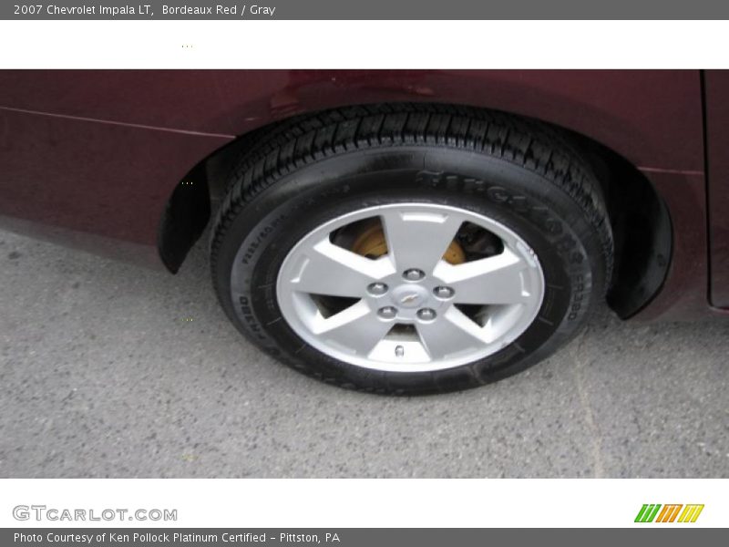 Bordeaux Red / Gray 2007 Chevrolet Impala LT