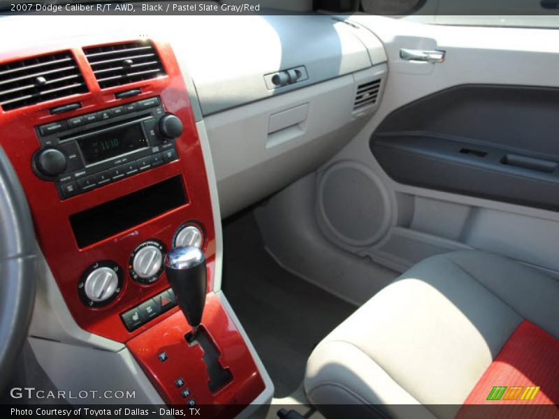 Black / Pastel Slate Gray/Red 2007 Dodge Caliber R/T AWD