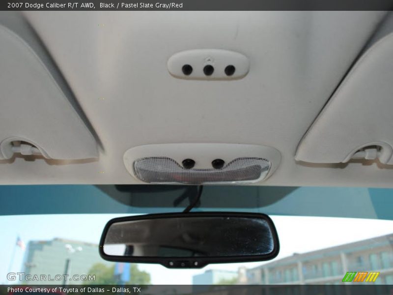 Black / Pastel Slate Gray/Red 2007 Dodge Caliber R/T AWD