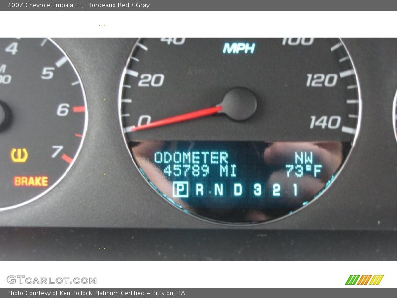 Bordeaux Red / Gray 2007 Chevrolet Impala LT
