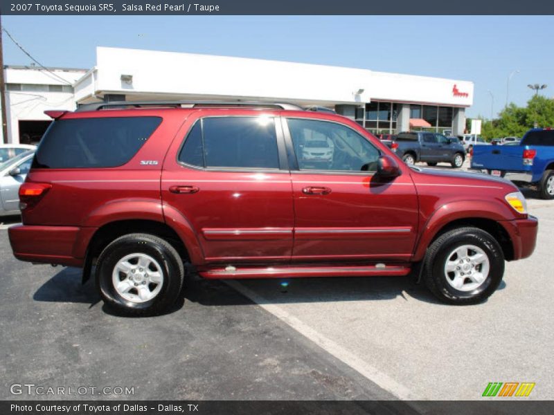 Salsa Red Pearl / Taupe 2007 Toyota Sequoia SR5