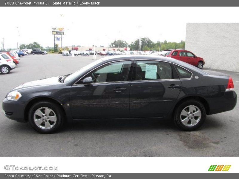 Slate Metallic / Ebony Black 2008 Chevrolet Impala LT