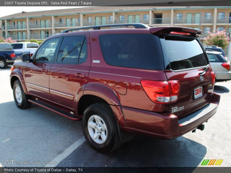 Salsa Red Pearl / Taupe 2007 Toyota Sequoia SR5