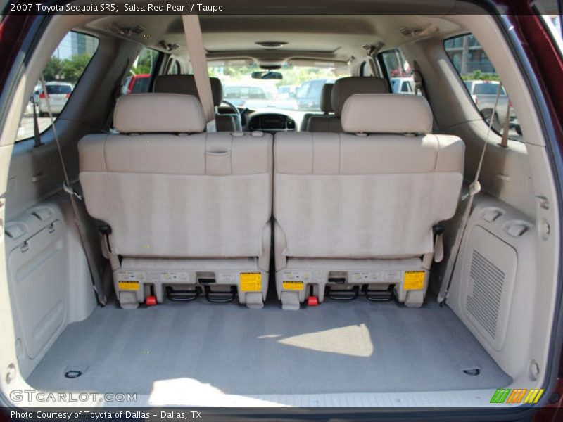 Salsa Red Pearl / Taupe 2007 Toyota Sequoia SR5