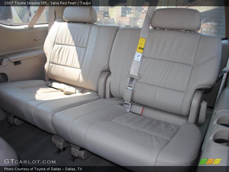 Salsa Red Pearl / Taupe 2007 Toyota Sequoia SR5