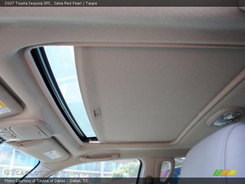 Salsa Red Pearl / Taupe 2007 Toyota Sequoia SR5