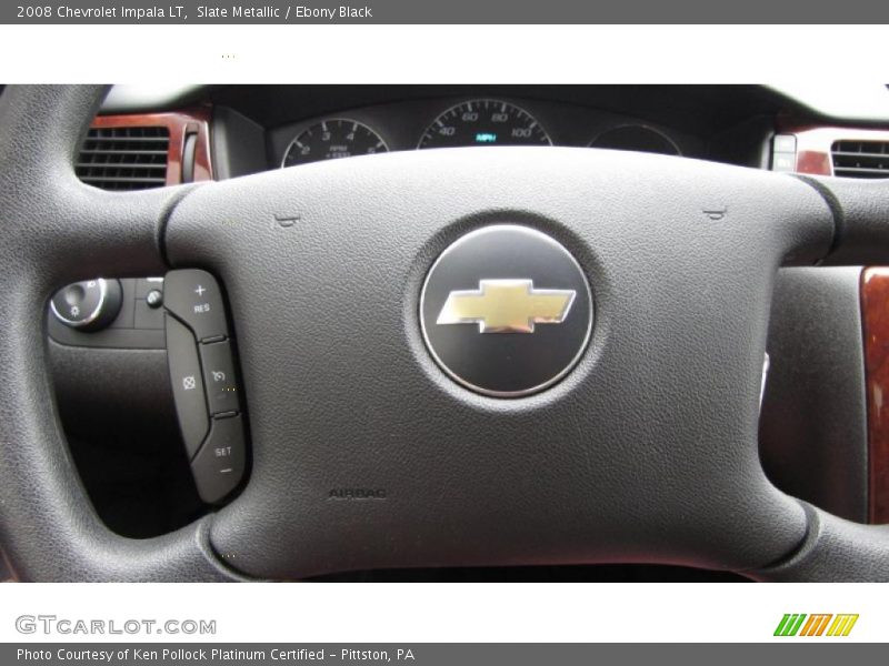 Slate Metallic / Ebony Black 2008 Chevrolet Impala LT