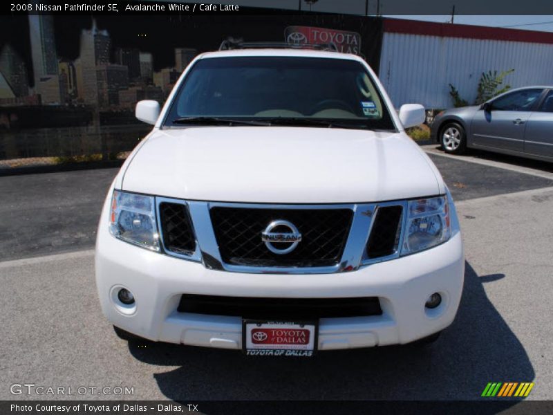 Avalanche White / Cafe Latte 2008 Nissan Pathfinder SE