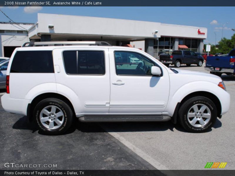 Avalanche White / Cafe Latte 2008 Nissan Pathfinder SE