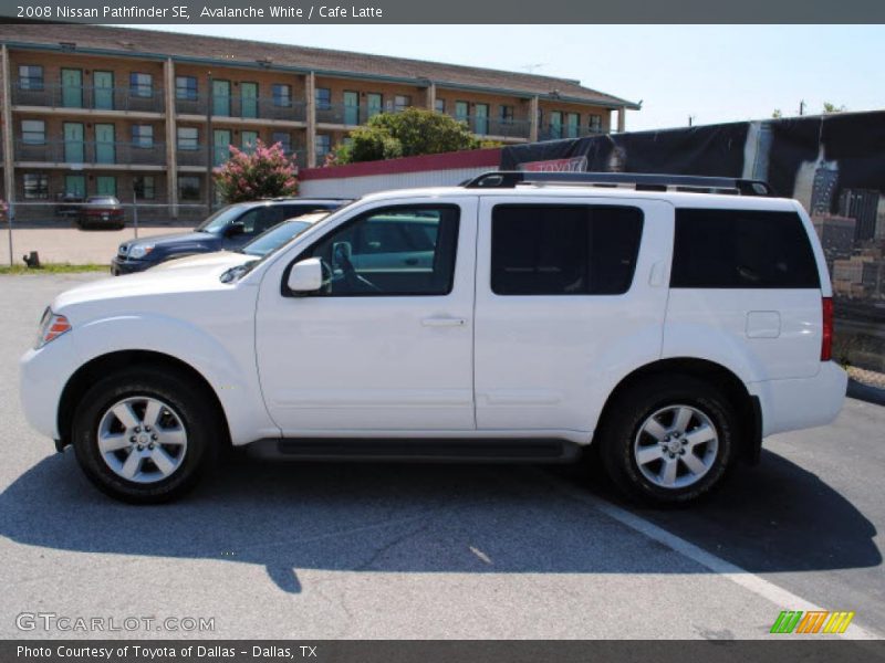 Avalanche White / Cafe Latte 2008 Nissan Pathfinder SE