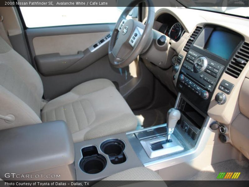 Avalanche White / Cafe Latte 2008 Nissan Pathfinder SE