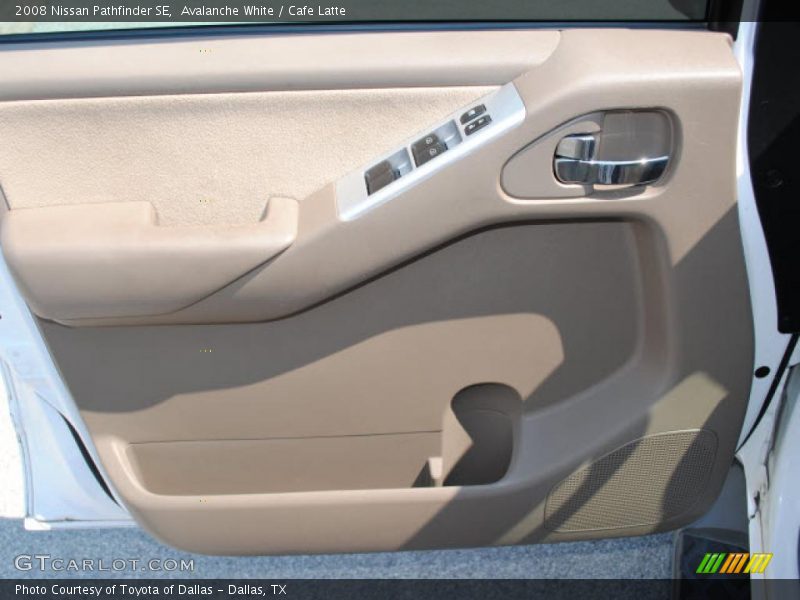 Avalanche White / Cafe Latte 2008 Nissan Pathfinder SE