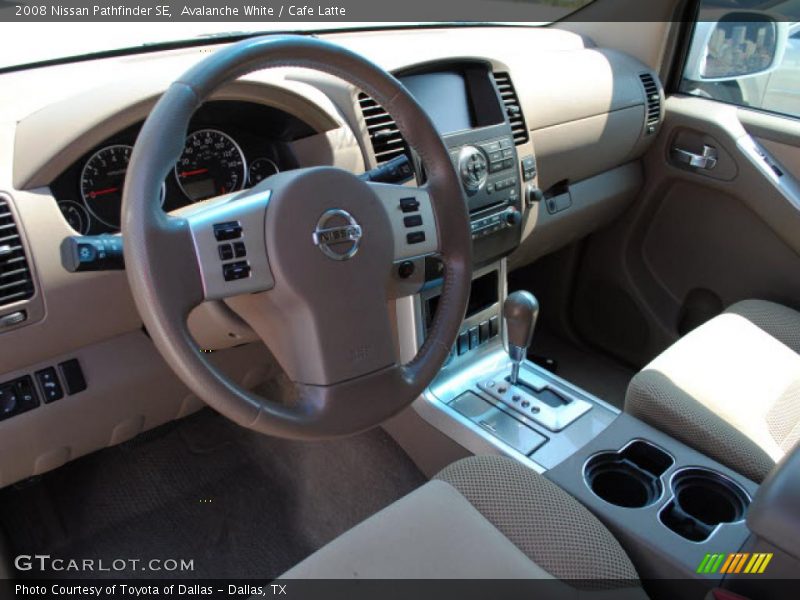 Avalanche White / Cafe Latte 2008 Nissan Pathfinder SE