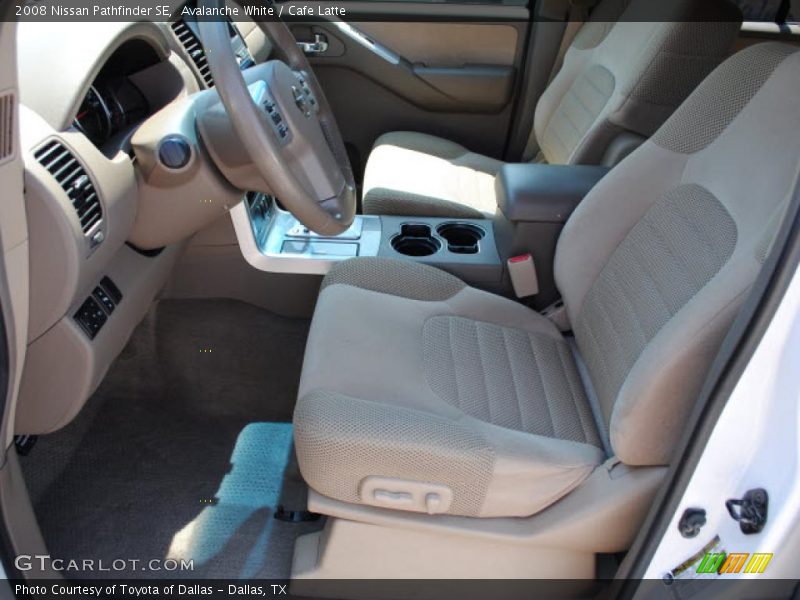 Avalanche White / Cafe Latte 2008 Nissan Pathfinder SE