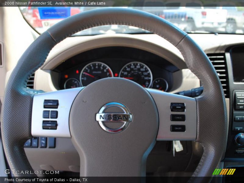 Avalanche White / Cafe Latte 2008 Nissan Pathfinder SE