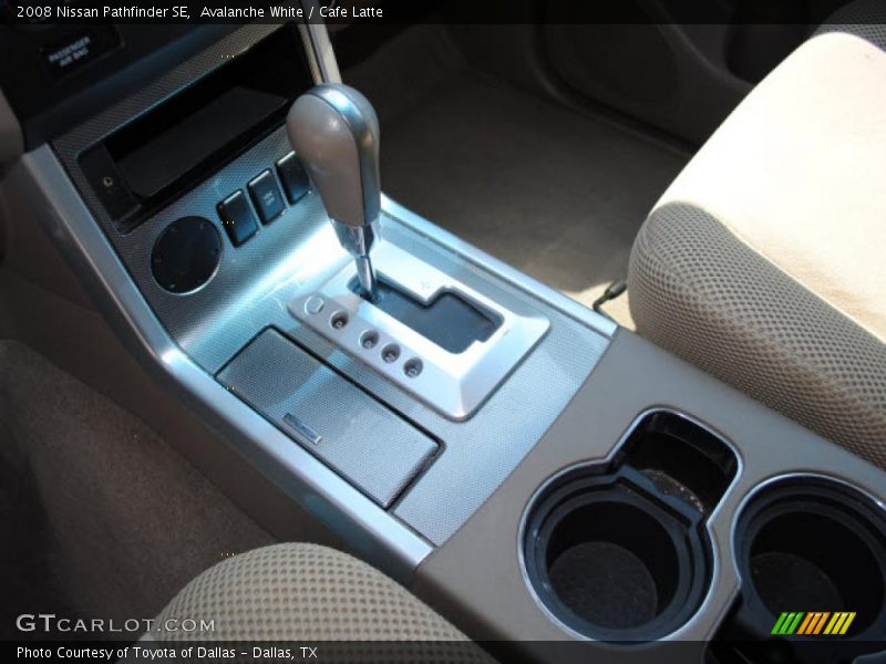 Avalanche White / Cafe Latte 2008 Nissan Pathfinder SE