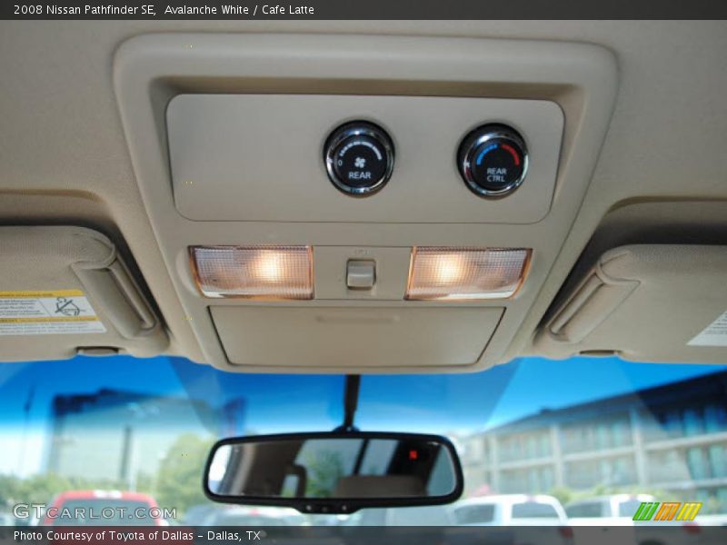 Avalanche White / Cafe Latte 2008 Nissan Pathfinder SE