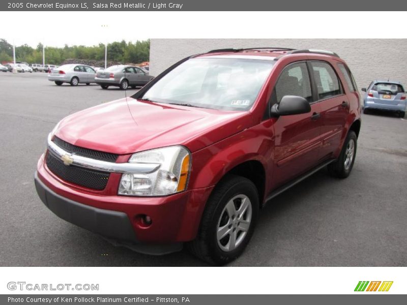 Salsa Red Metallic / Light Gray 2005 Chevrolet Equinox LS