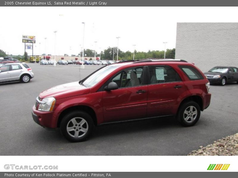 Salsa Red Metallic / Light Gray 2005 Chevrolet Equinox LS