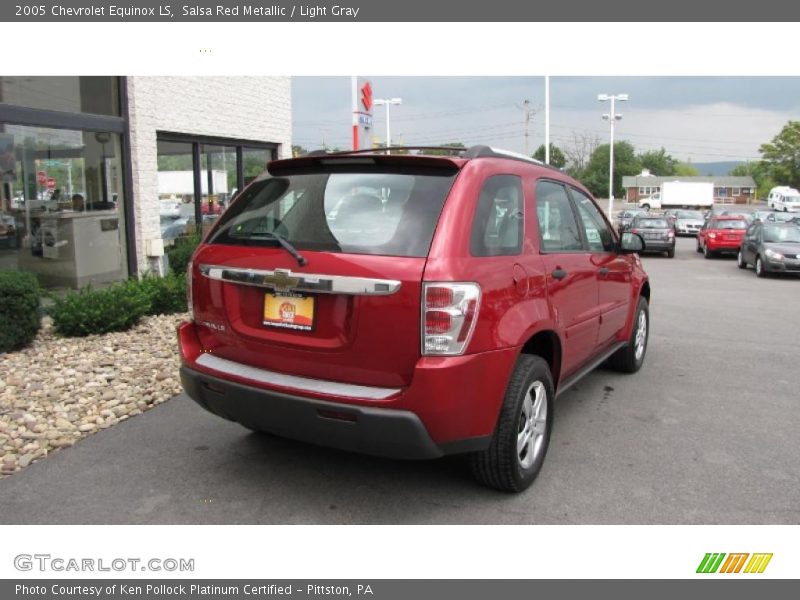 Salsa Red Metallic / Light Gray 2005 Chevrolet Equinox LS