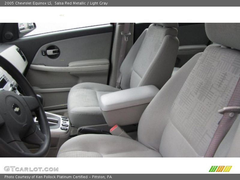 Salsa Red Metallic / Light Gray 2005 Chevrolet Equinox LS