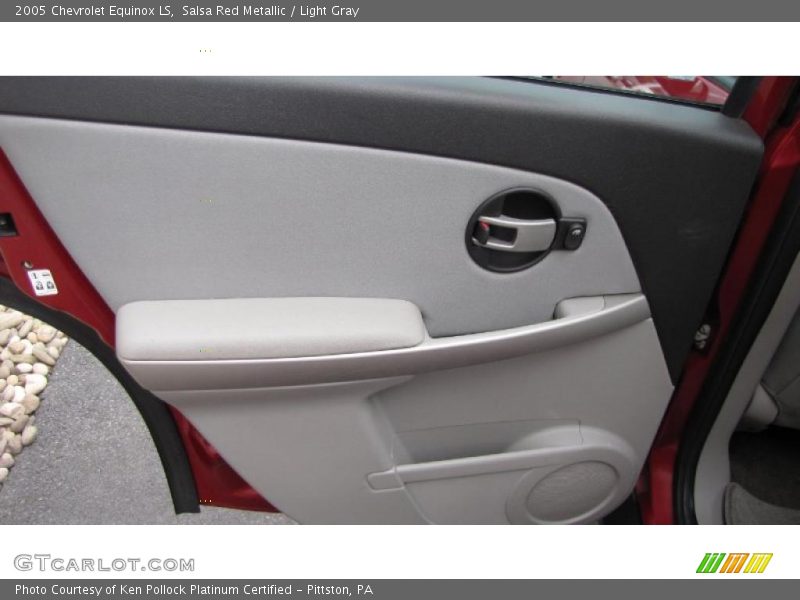 Salsa Red Metallic / Light Gray 2005 Chevrolet Equinox LS
