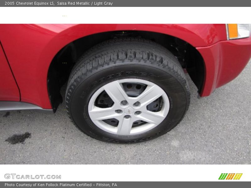 Salsa Red Metallic / Light Gray 2005 Chevrolet Equinox LS