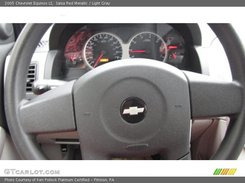 Salsa Red Metallic / Light Gray 2005 Chevrolet Equinox LS