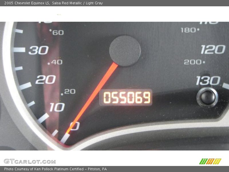 Salsa Red Metallic / Light Gray 2005 Chevrolet Equinox LS