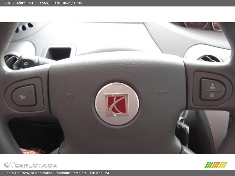 Black Onyx / Gray 2006 Saturn ION 2 Sedan