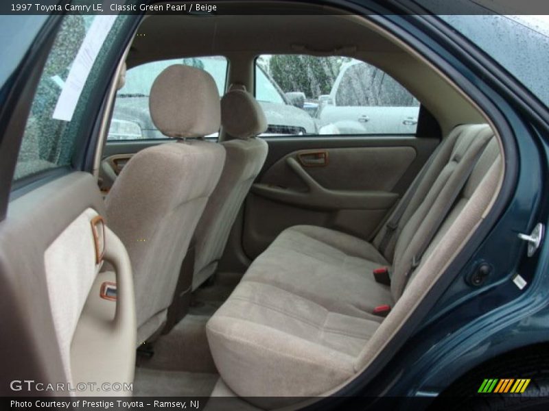 Classic Green Pearl / Beige 1997 Toyota Camry LE