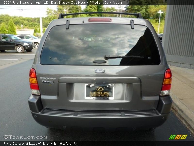 Dark Shadow Grey Metallic / Medium/Dark Pebble 2004 Ford Escape Limited 4WD