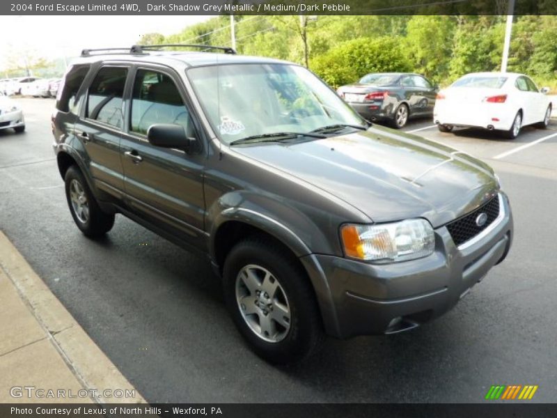 Dark Shadow Grey Metallic / Medium/Dark Pebble 2004 Ford Escape Limited 4WD