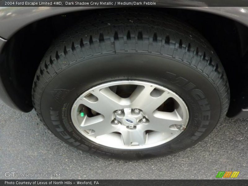 Dark Shadow Grey Metallic / Medium/Dark Pebble 2004 Ford Escape Limited 4WD