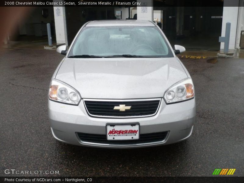 Silverstone Metallic / Titanium Gray 2008 Chevrolet Malibu Classic LS Sedan
