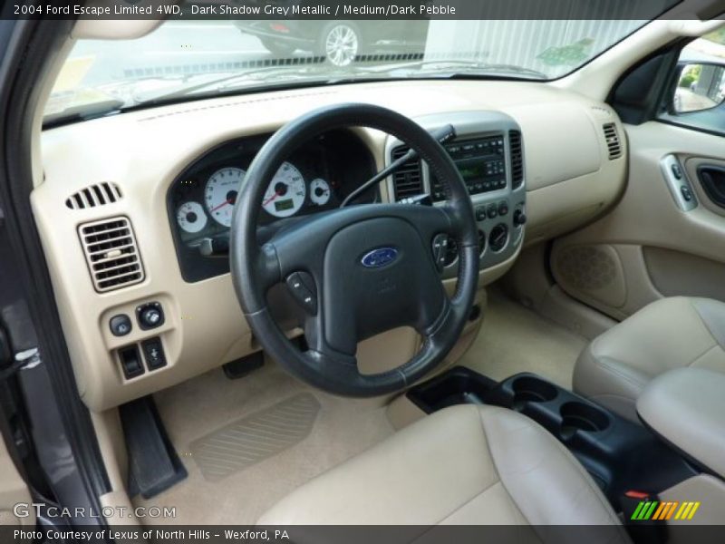 Dark Shadow Grey Metallic / Medium/Dark Pebble 2004 Ford Escape Limited 4WD
