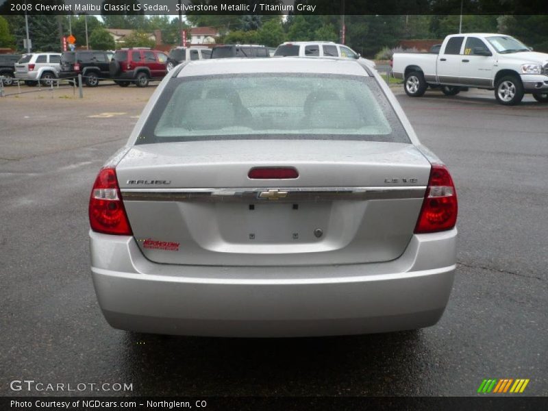 Silverstone Metallic / Titanium Gray 2008 Chevrolet Malibu Classic LS Sedan