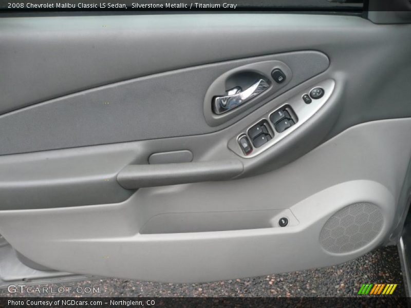 Silverstone Metallic / Titanium Gray 2008 Chevrolet Malibu Classic LS Sedan