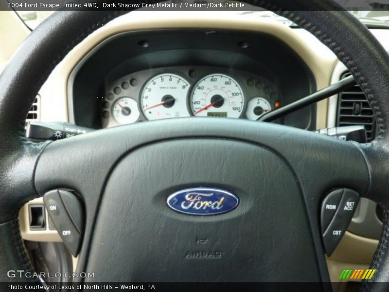 Dark Shadow Grey Metallic / Medium/Dark Pebble 2004 Ford Escape Limited 4WD