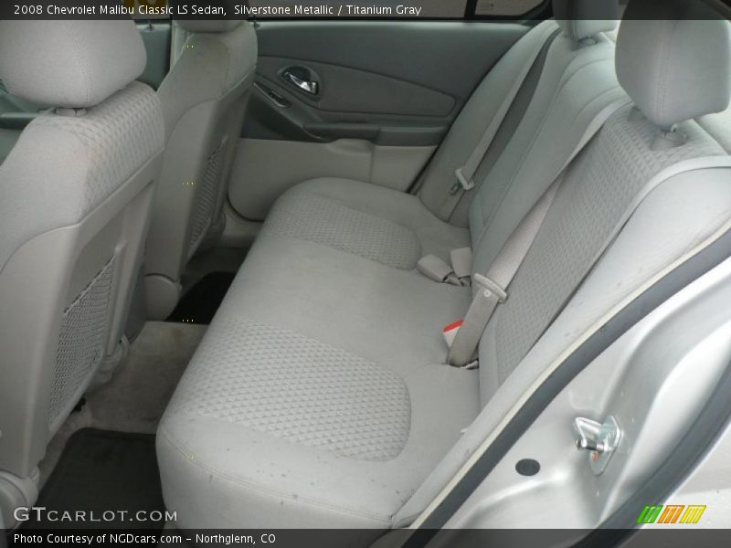Silverstone Metallic / Titanium Gray 2008 Chevrolet Malibu Classic LS Sedan