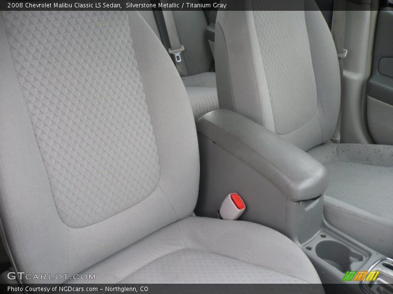 Silverstone Metallic / Titanium Gray 2008 Chevrolet Malibu Classic LS Sedan