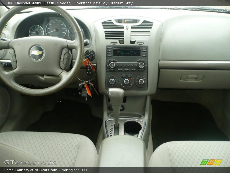 Silverstone Metallic / Titanium Gray 2008 Chevrolet Malibu Classic LS Sedan