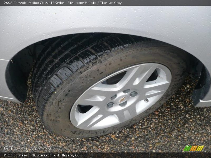 Silverstone Metallic / Titanium Gray 2008 Chevrolet Malibu Classic LS Sedan