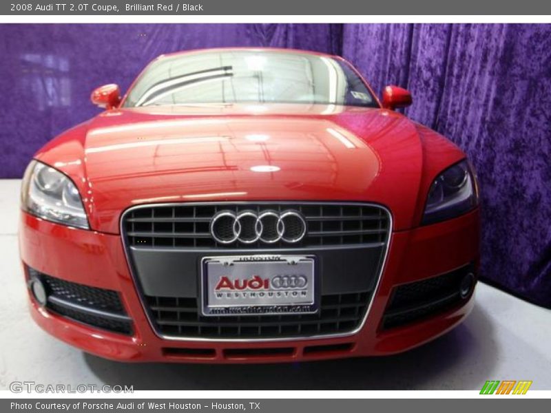 Brilliant Red / Black 2008 Audi TT 2.0T Coupe