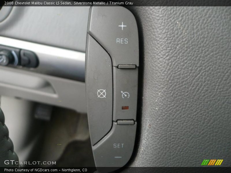 Silverstone Metallic / Titanium Gray 2008 Chevrolet Malibu Classic LS Sedan