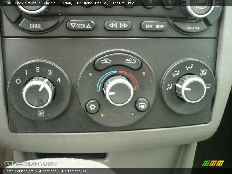 Silverstone Metallic / Titanium Gray 2008 Chevrolet Malibu Classic LS Sedan