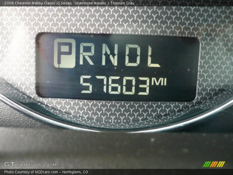 Silverstone Metallic / Titanium Gray 2008 Chevrolet Malibu Classic LS Sedan