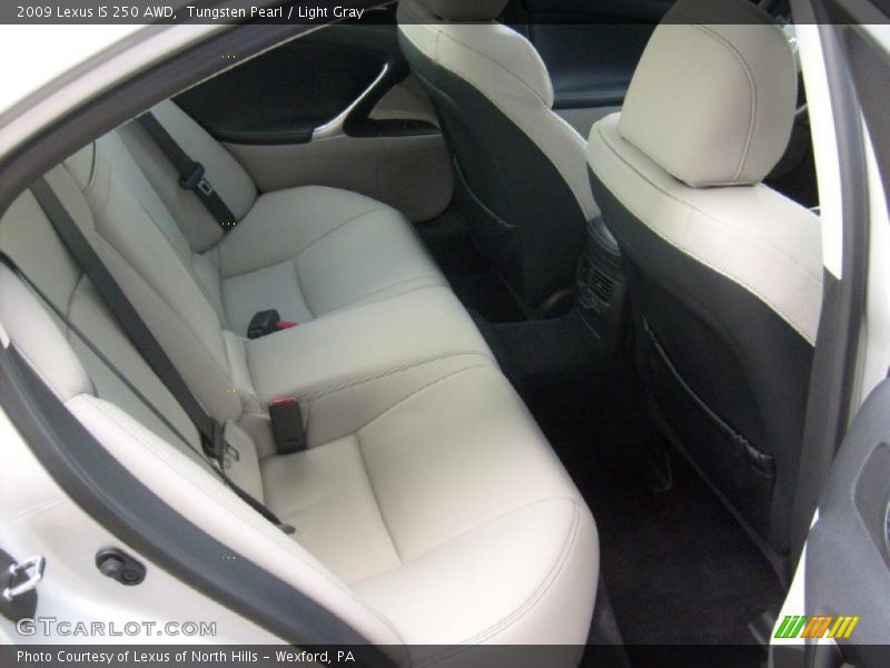 Tungsten Pearl / Light Gray 2009 Lexus IS 250 AWD