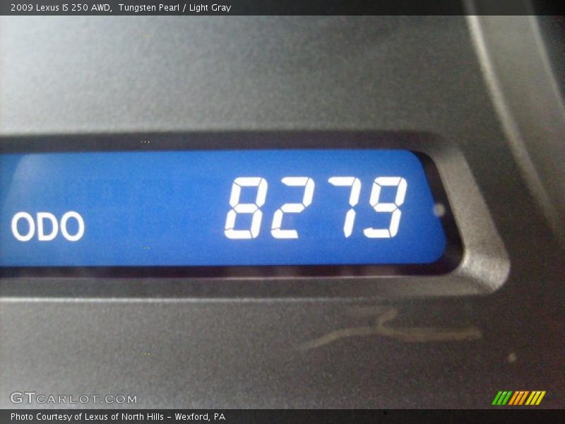 Tungsten Pearl / Light Gray 2009 Lexus IS 250 AWD